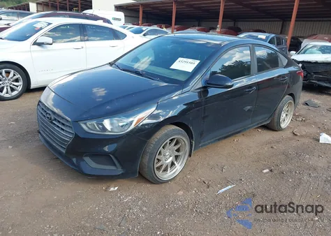 2018 Hyundai Accent Sel z USA, uszkodzony, nr VIN 3KPC24A32JE029614